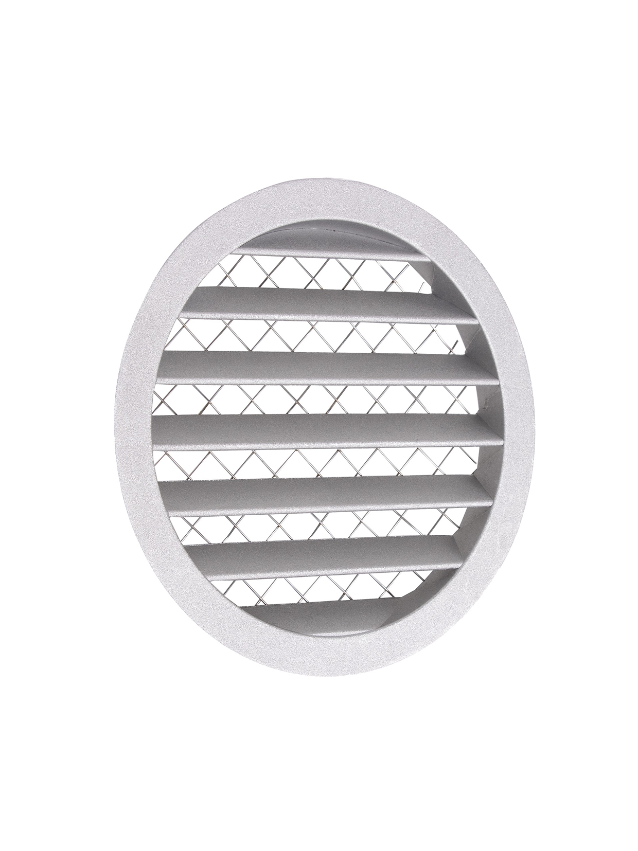 Вентиляционная решетка Shuft PGC 250, для круглых воздуховодов, алюминиевая, серая — фото 1