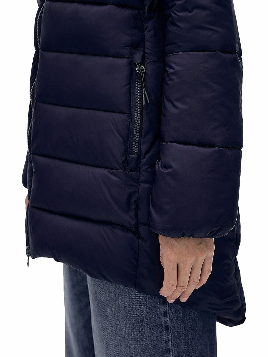 Куртка Lumberjack HOODIE PUFFA PADDED PARKA, размер 42, синий — фото 1