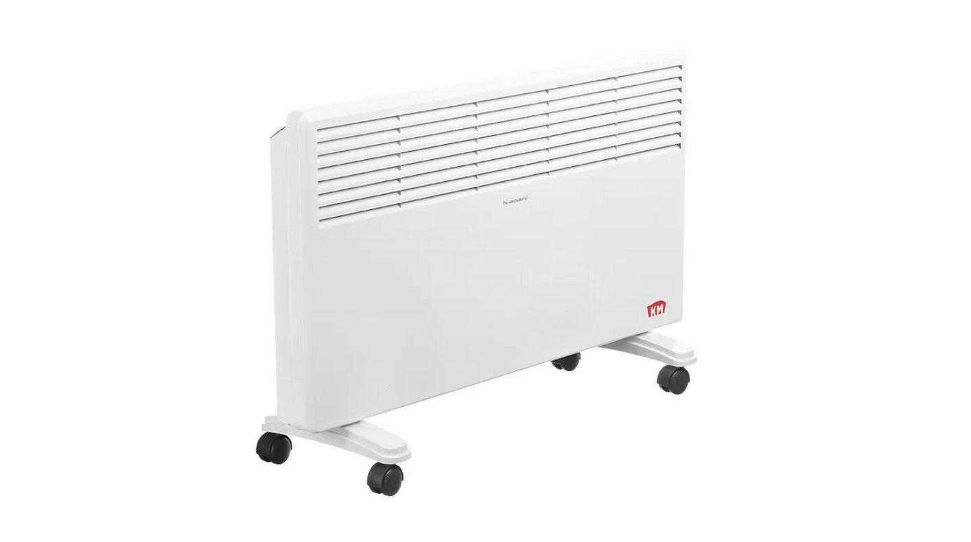 Конвектор электрический КМ механический термостат 2000 Вт, белый