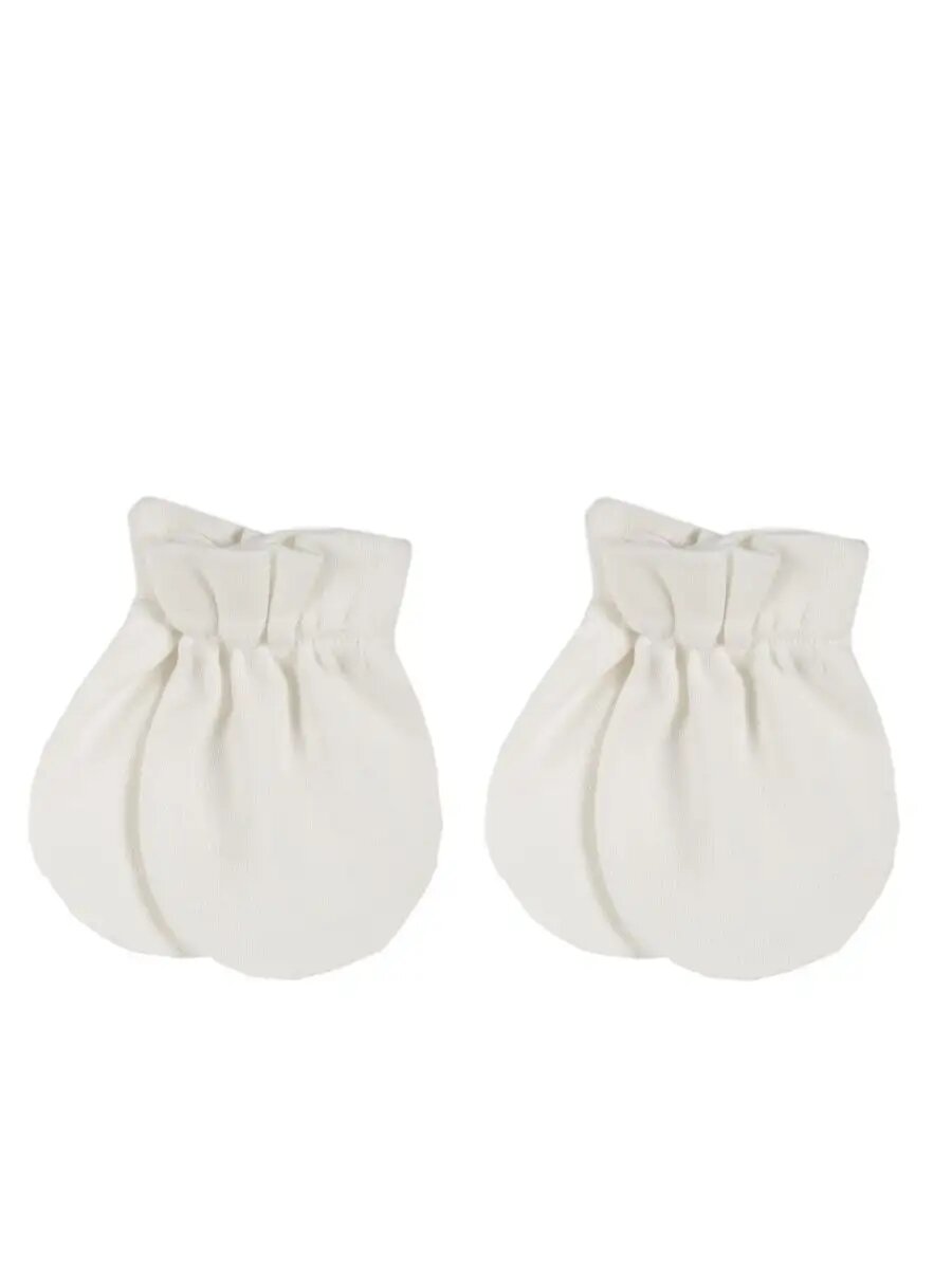 Варежки Chicco для девочек размер 099 белый