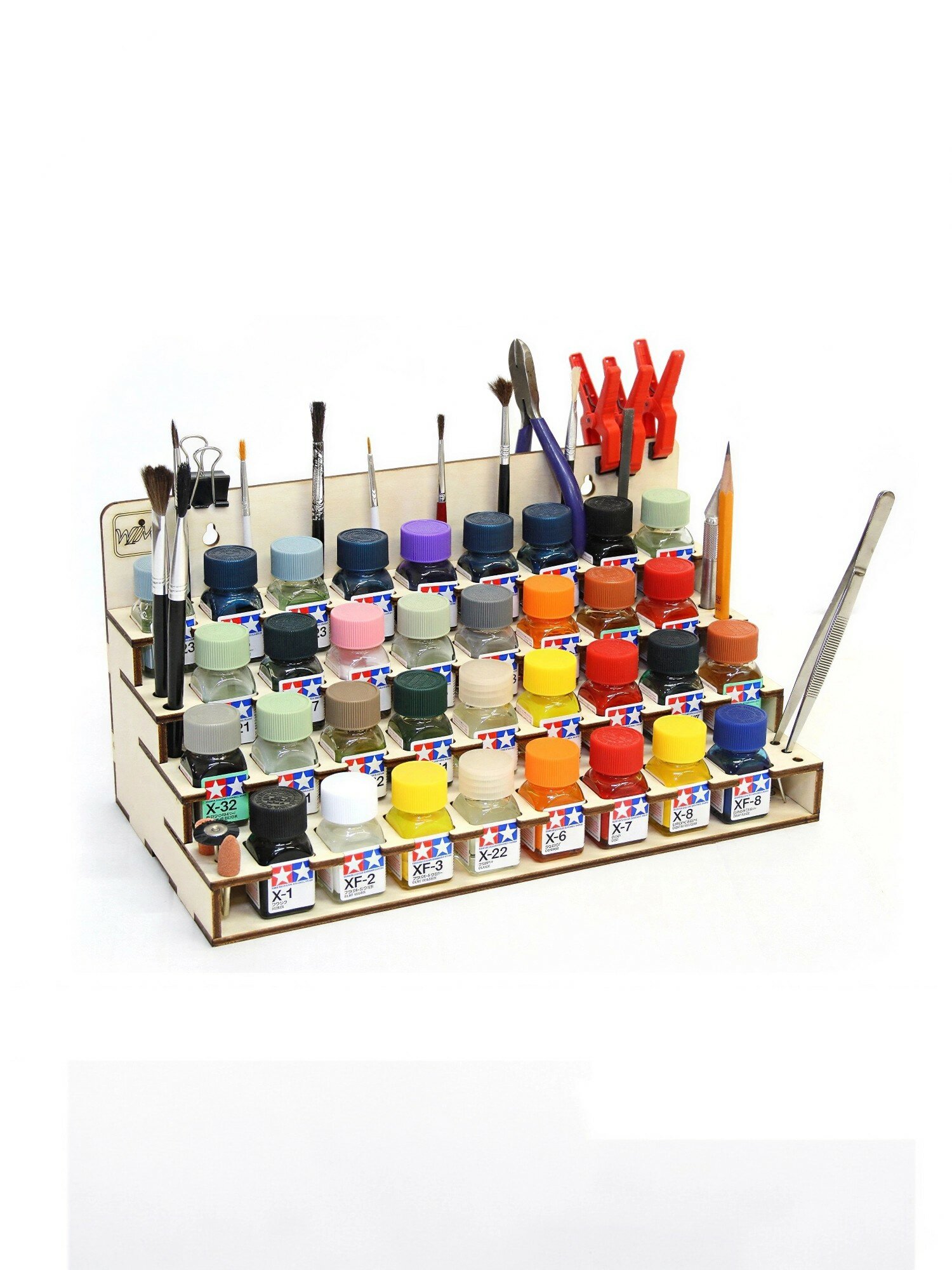 Модуль-органайзер под краску 25 мм. TAMIYA эмаль — фото 1