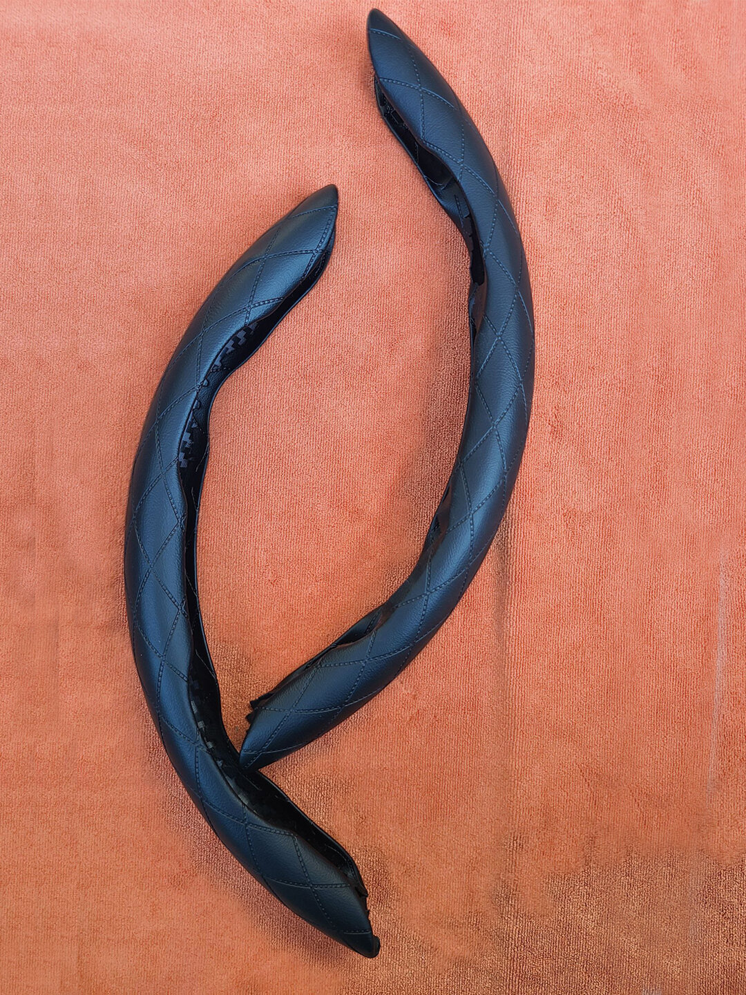 Чехол на руль автомобиля, материал алькантара, универсальный — фото 1