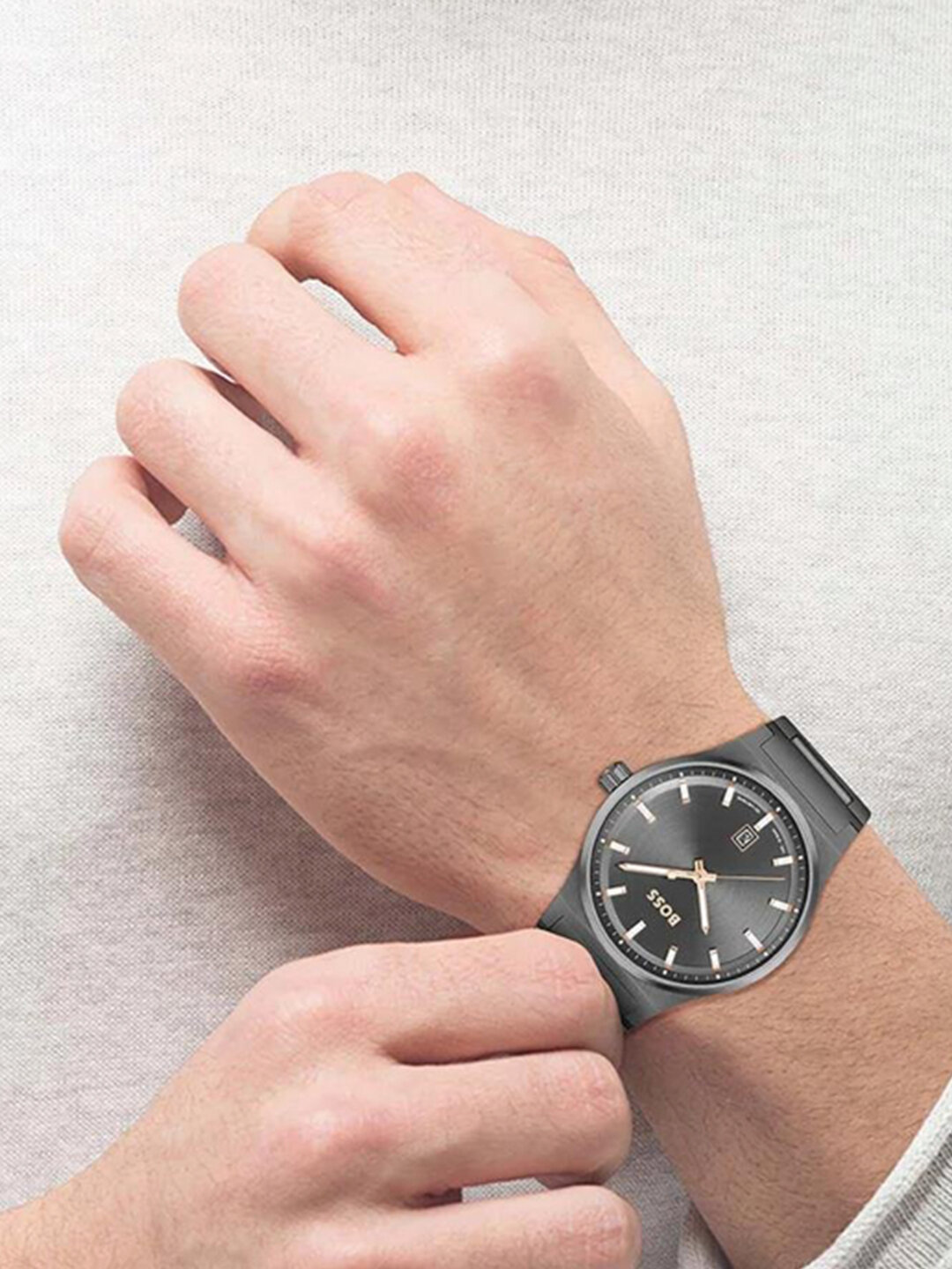 Наручные часы BOSS, серый — фото 1