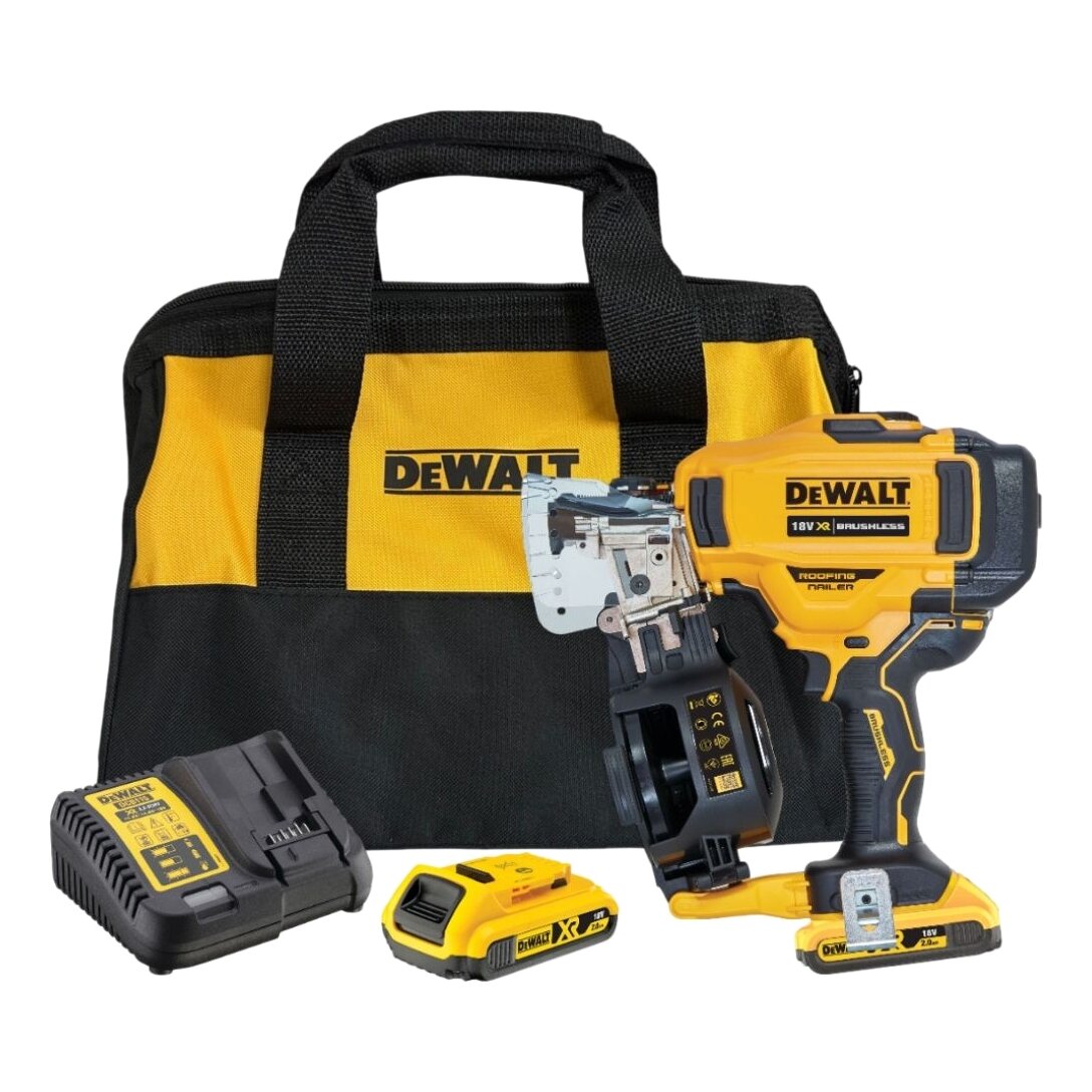 Аккумуляторный гвоздезабиватель DeWALT DCN45RND2-QW