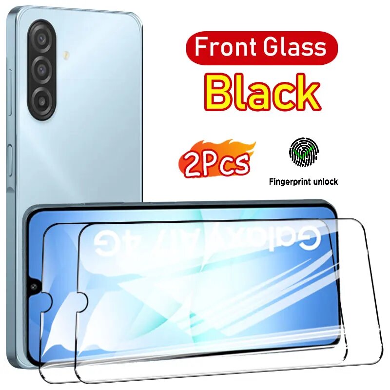 Закаленное стекло 6 в 1 для Samsung Galaxy A17 A56 A06 A16 A36 5G Защитная пленка для экрана Samsung A 17 36 16 06 56 HD Camera Lens Film