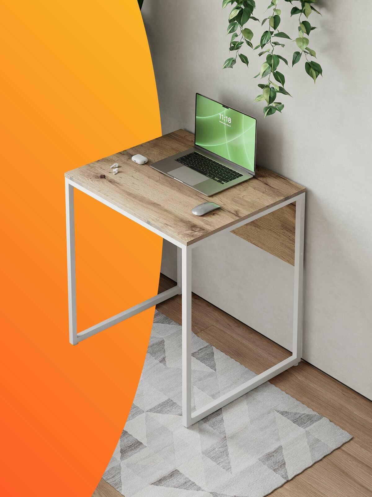 Стол компьютерный письменный для ноутбука 70х60х75 см