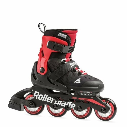 Детские раздвижные ролики Rollerblade Microblade - Black/Red р. 28-32