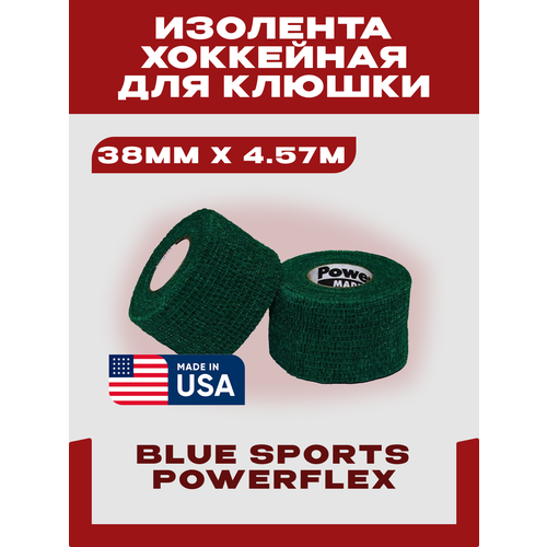 Лента для хоккейной клюшки Blue Sports Powerflex, ширина 38 мм x 4,57 м, зеленый
