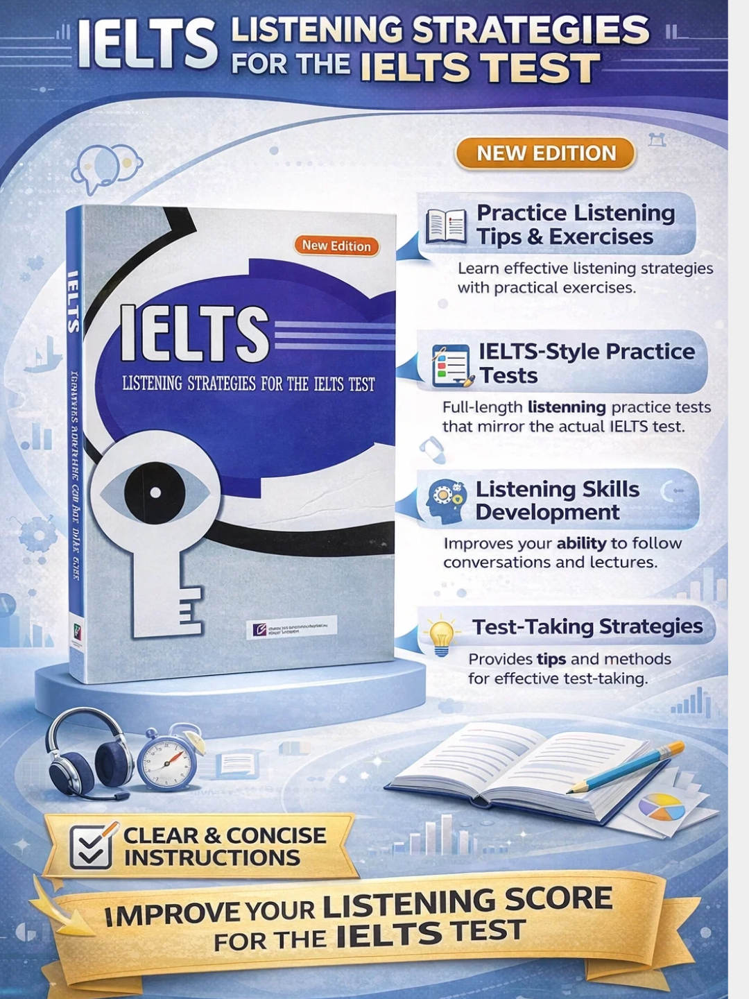 IELTS Listening Strategies New Edition – Пособие для подготовки к секции аудирования