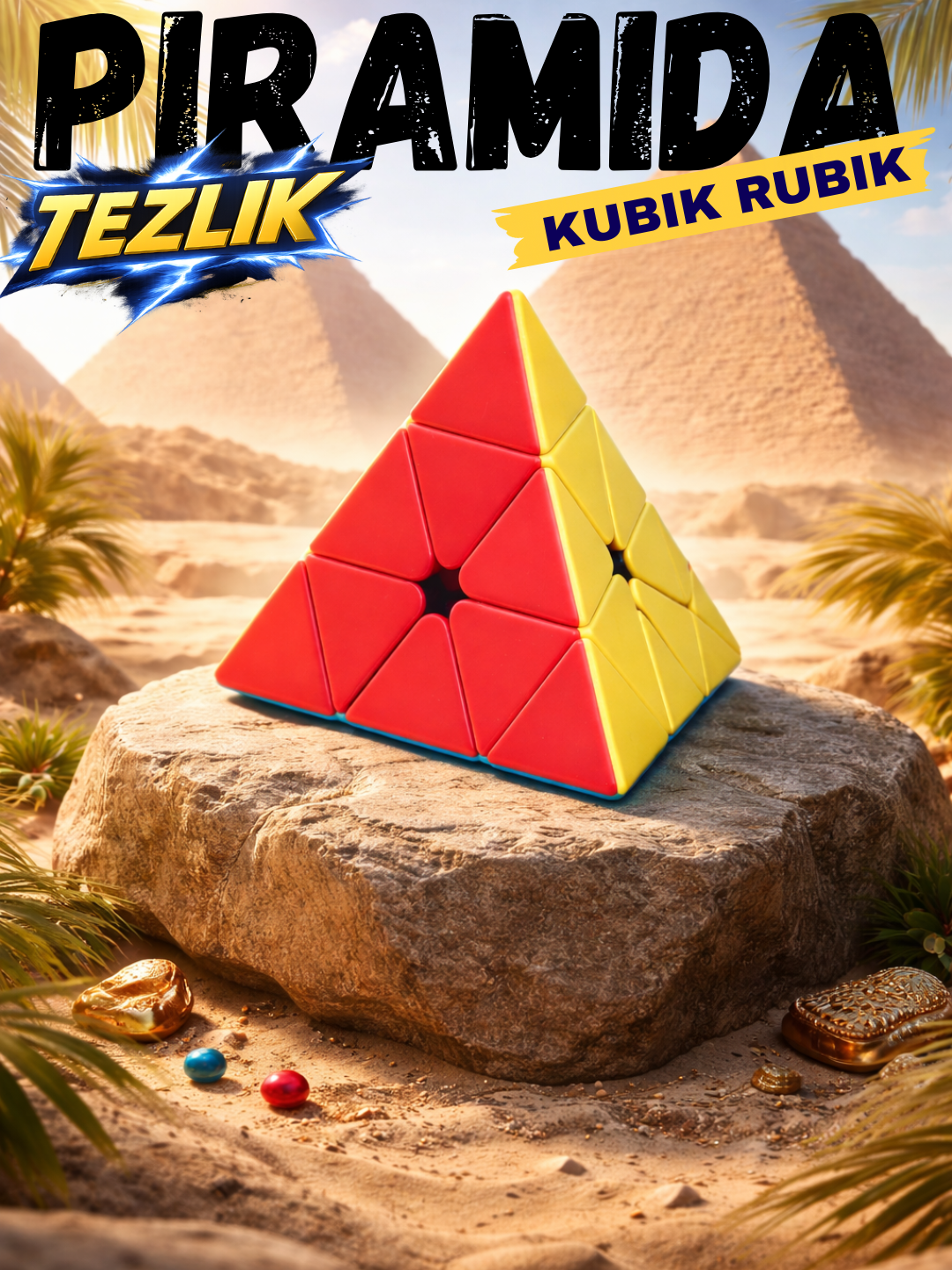 Пирамида Кубик Рубик веселая головоломка для молодежи, ускоритель скорости и точилка для мозга