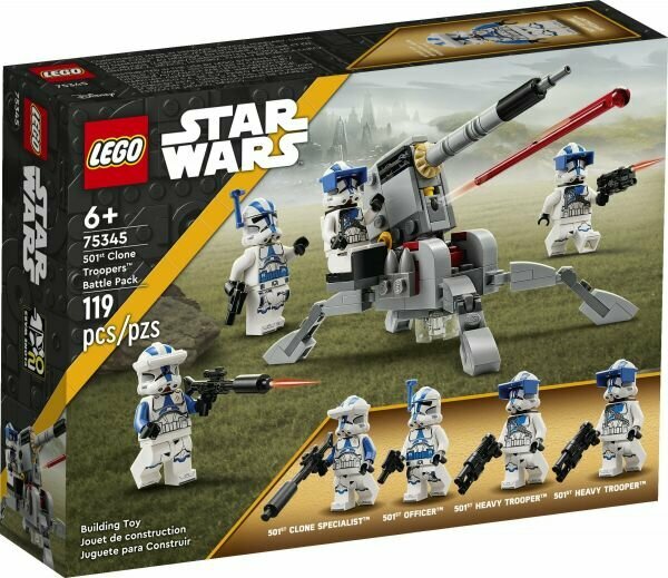 Lego 75345 Star Wars Боевой набор клонов 501-го легиона