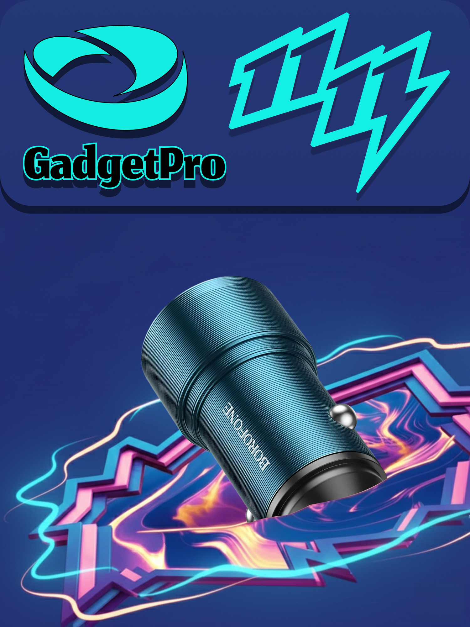 Зарядное устройство BOROFONE Wisdom BZ19A 18W без кабеля в коплекте Зелённый