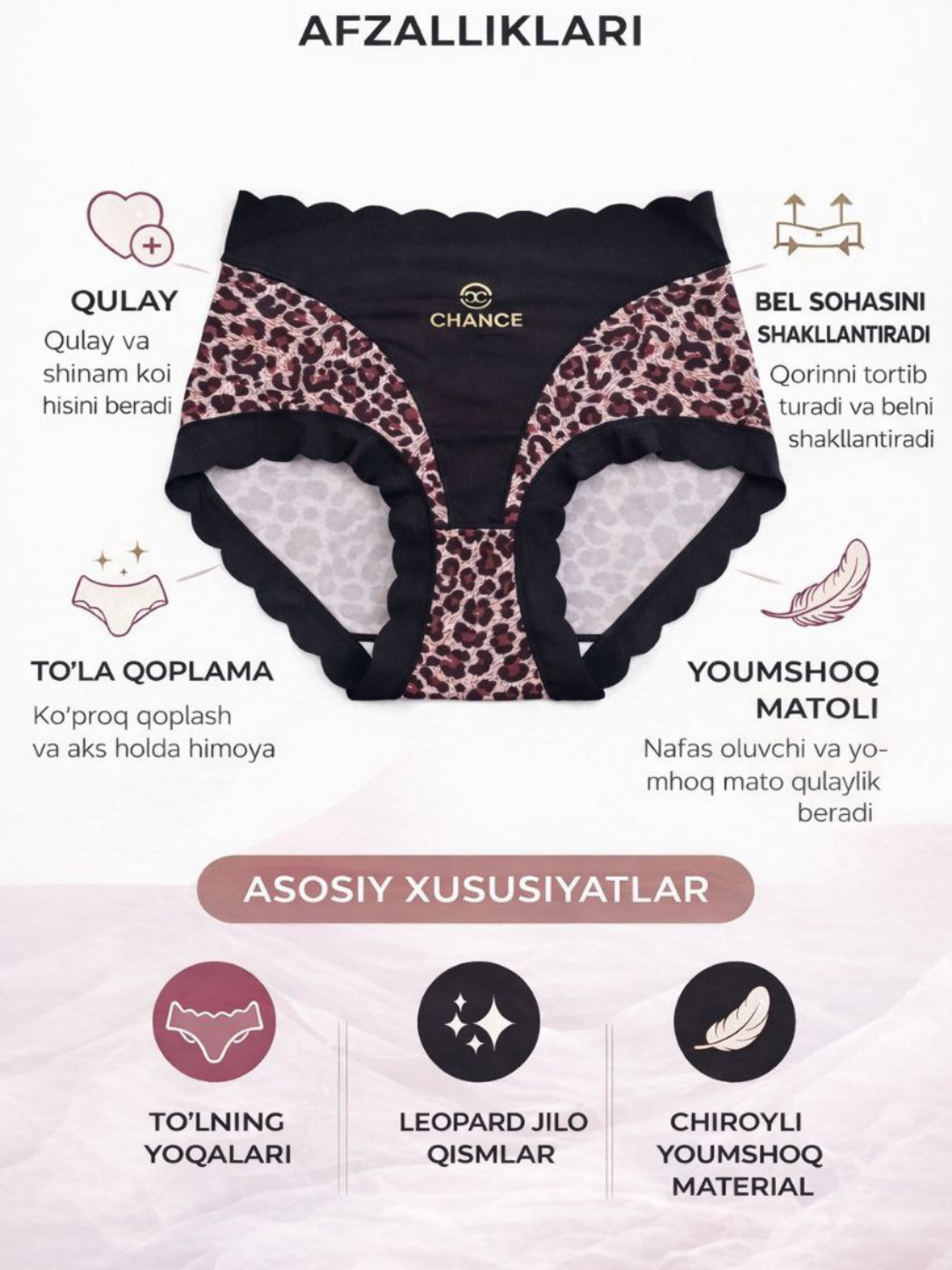 Трусы , размер onesize, черный — фото 1