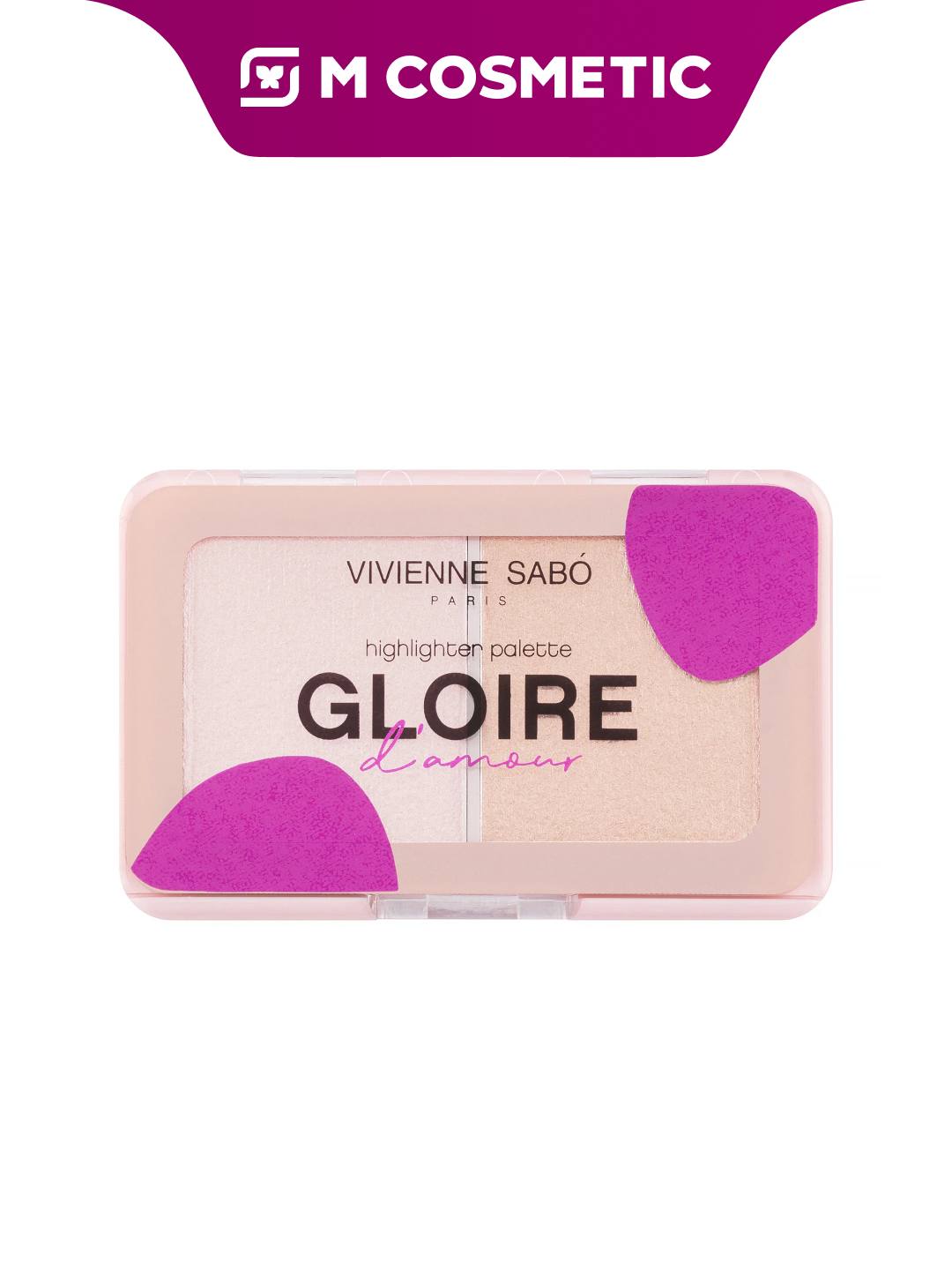 VIVIENNE SABO Gloire d'amour Палетка хайлайтеров, тон 01, 6г