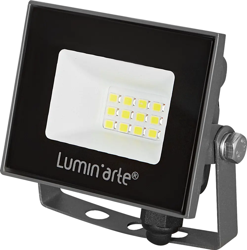 Прожектор светодиодный уличный Lumin Arte 10 Вт 5700 К IP65 нейтральный белый свет