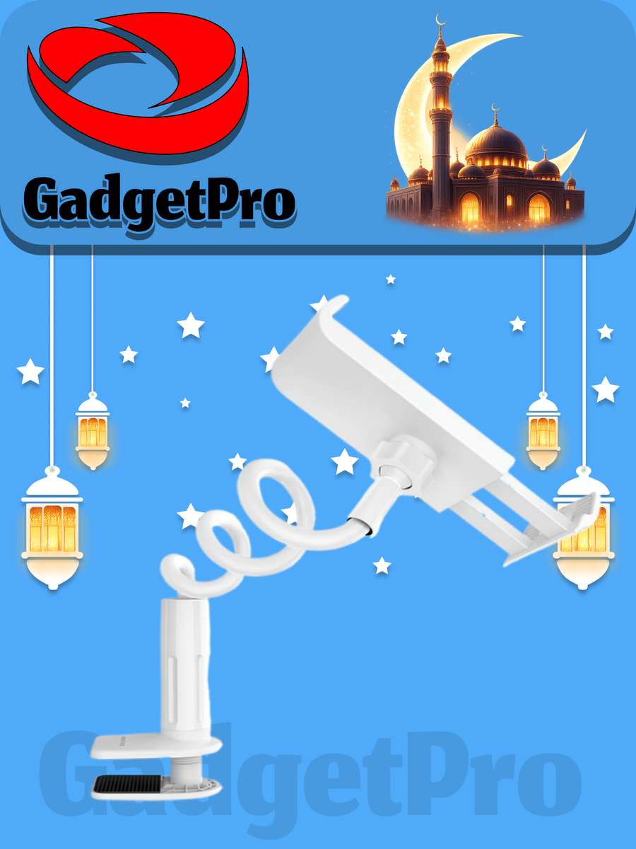 Гибкая подставка для планшета Borofone BH24 (Bright shell Tablet PC Stand): регулируемая, для дома и офиса.