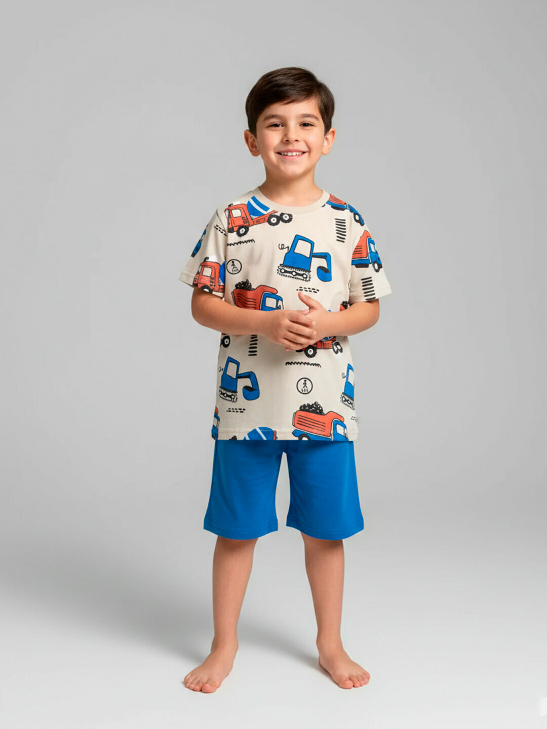 Пижама neo, размер 98, молочный — фото 1