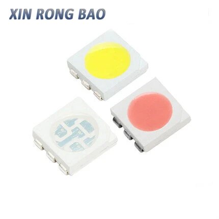 100 шт. 5050 SMD светодиоды белый синий зеленый красный желтый White