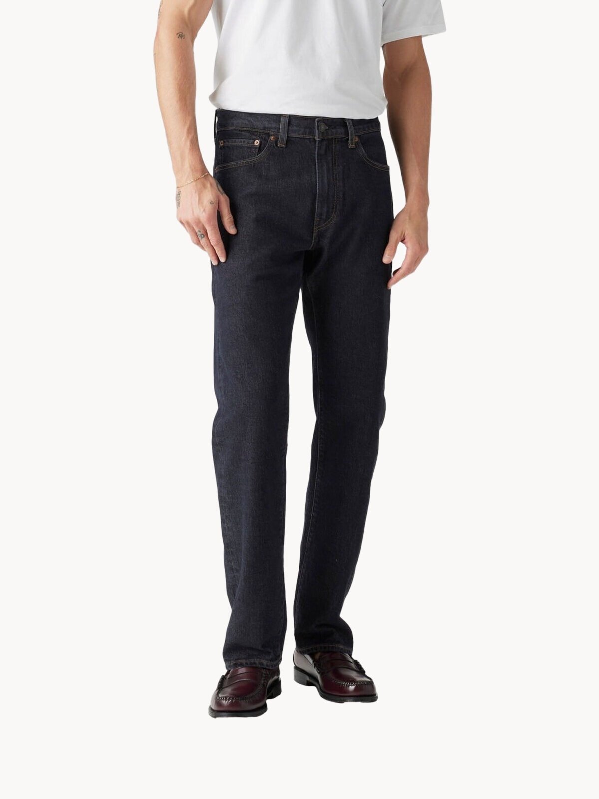 Джинсы классические Levi's 505 Regular, размер 36/32 JEAN, черный 2929