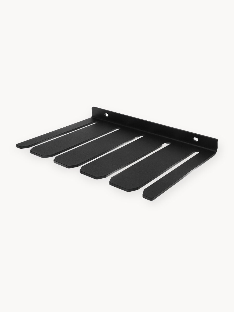 Держатель-органайзер для хранения F-образных струбцин, настенный, черный