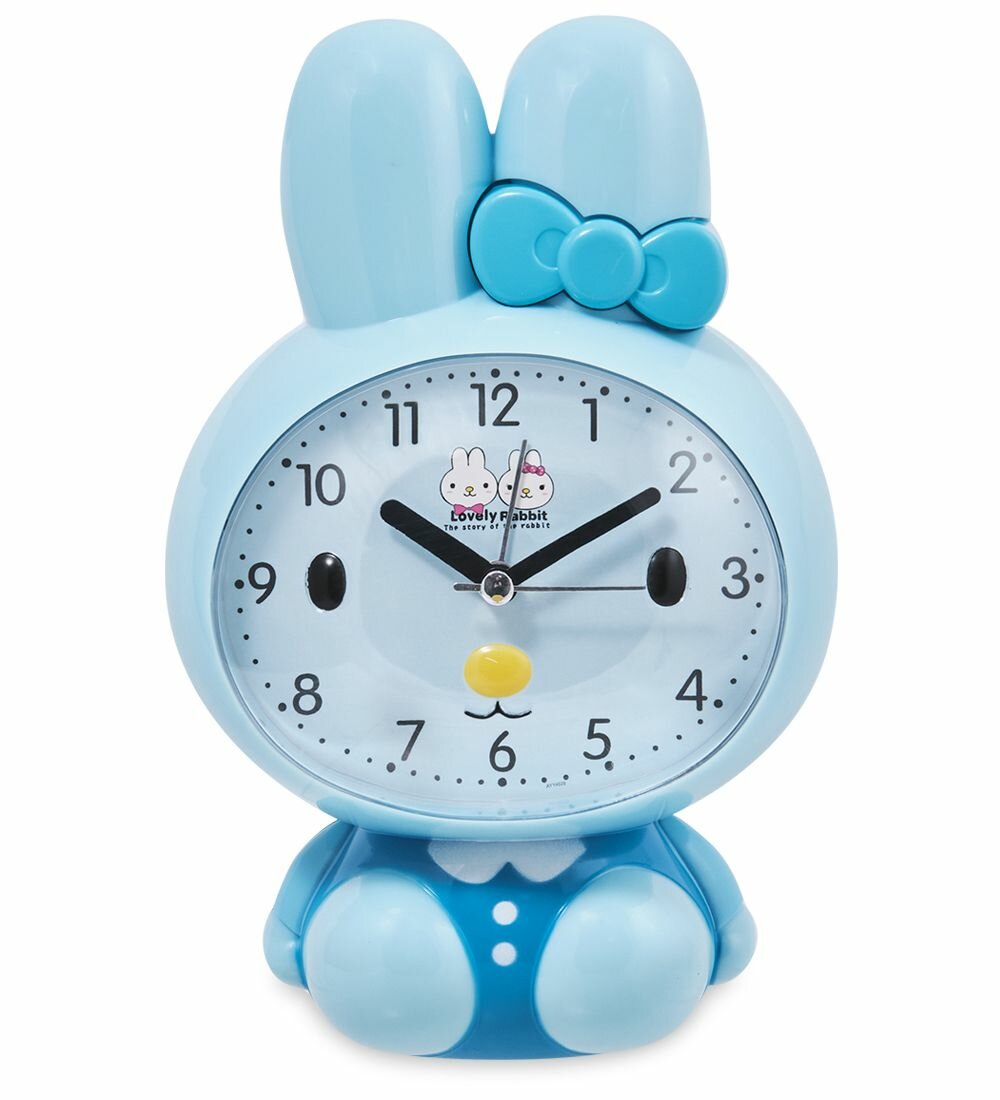 Будильник 'Зайка' голубой — фото 1