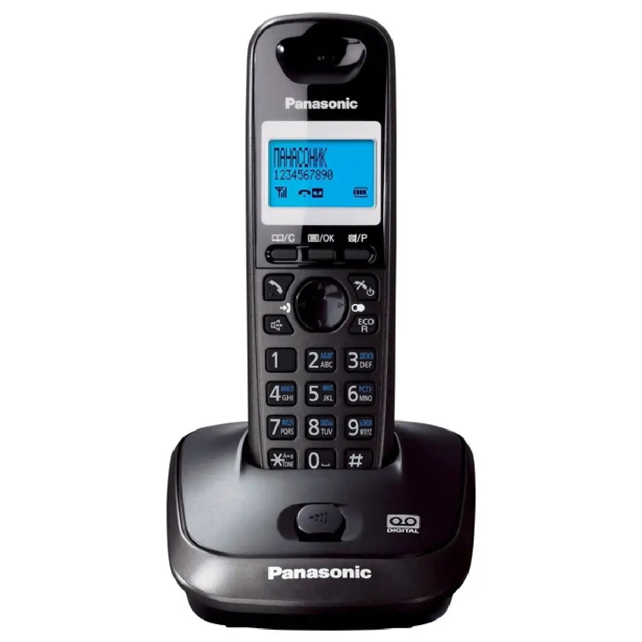 Радиотелефон Panasonic DECT KX-TG2511, Китай, 1 год, есть, Ni-MH, 12