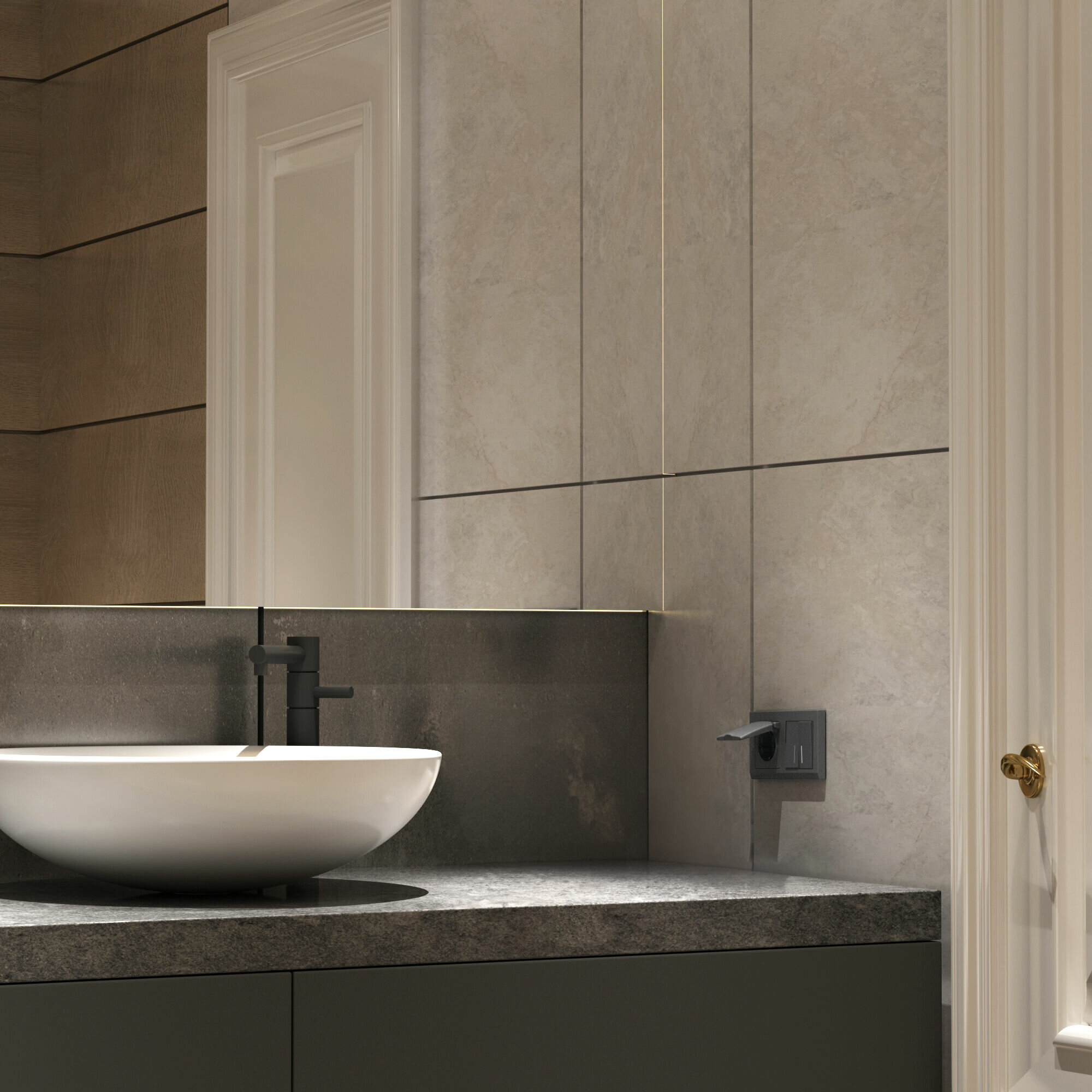 Рамка на 2 поста Werkel Stark (Графит матовый) — фото 1