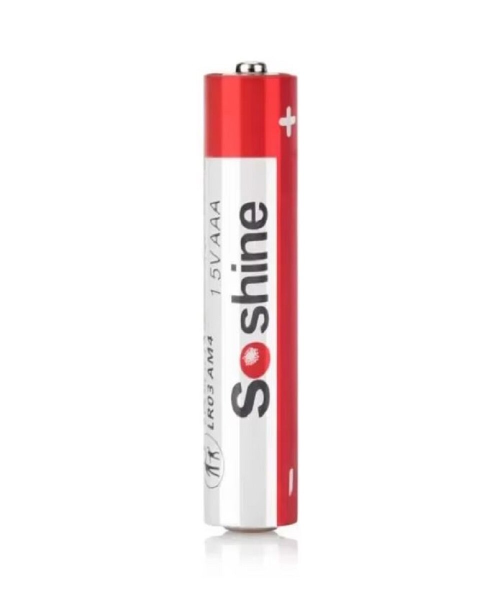 Батарейка Soshine AAA LR03 Alkaline - щелочная 1.5v ( 10 штук )