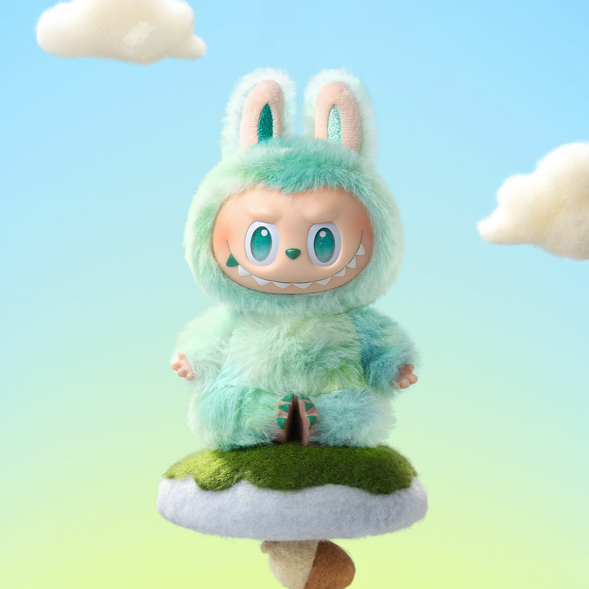 Мягкая игрушка labubu лабубу брелок "Labubu Big into Energy" Pop Mart, the monsters, коллекционная, blind box