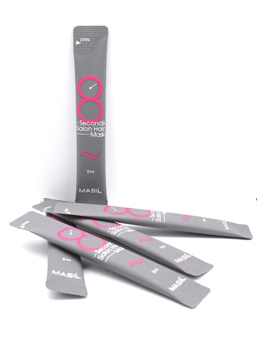 MASIL Набор масок для волос 8Seconds Salon Hair Mask Stick Pouch 5 шт*8 мл