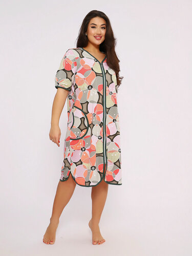 Изображение товара Халат для кормящих мам Цветы