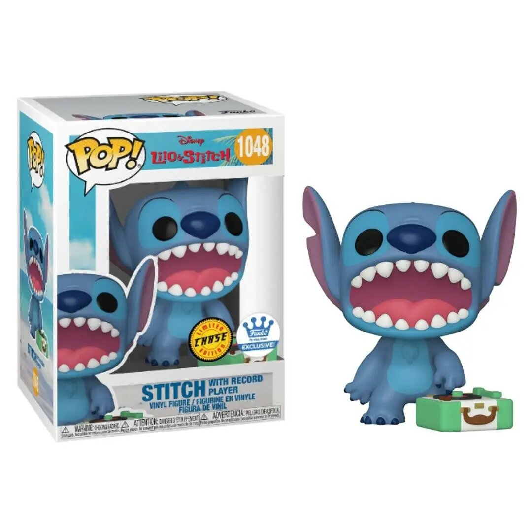 FUNKO POP Disney Stitch с проигрывателем пластинок, Бирюзовый — фото 1