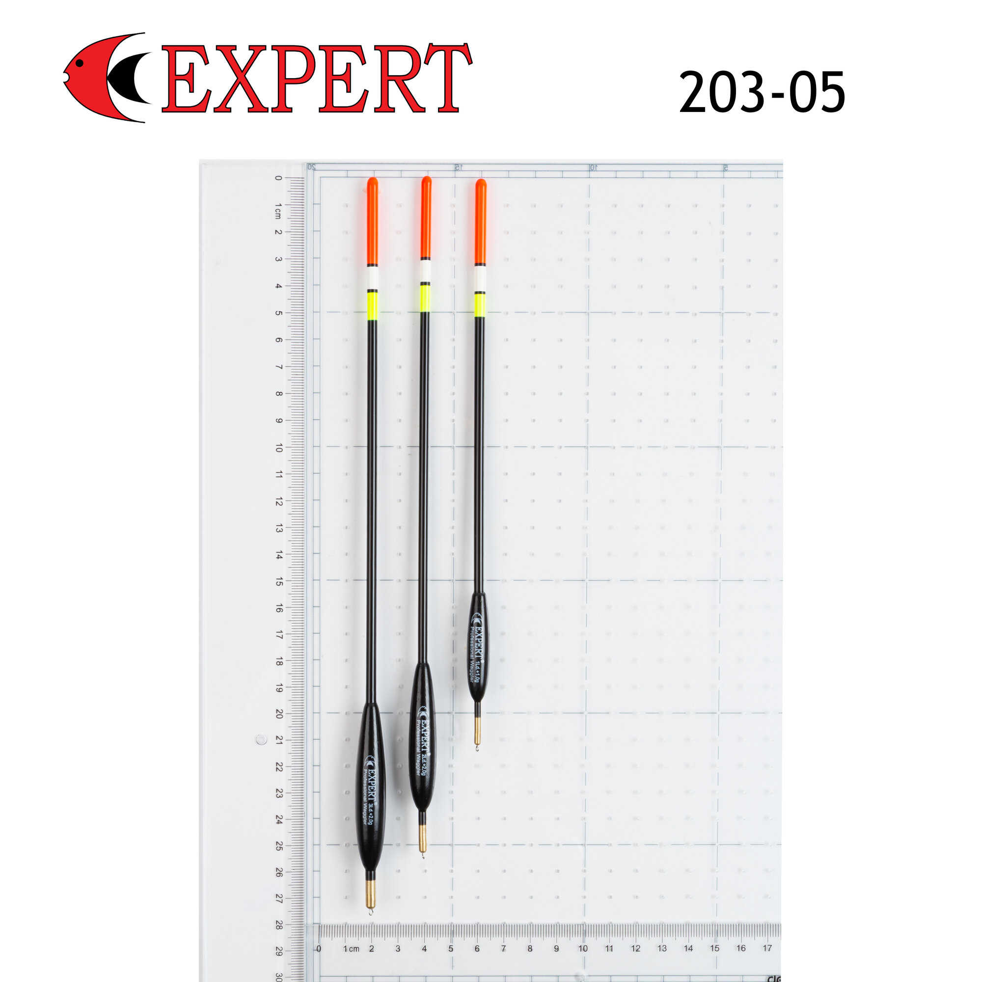 Поплавок EXPERT 203-05-101 21см 1+1г. цв. Мультиколор универсальный Бальза оригинал 1шт.