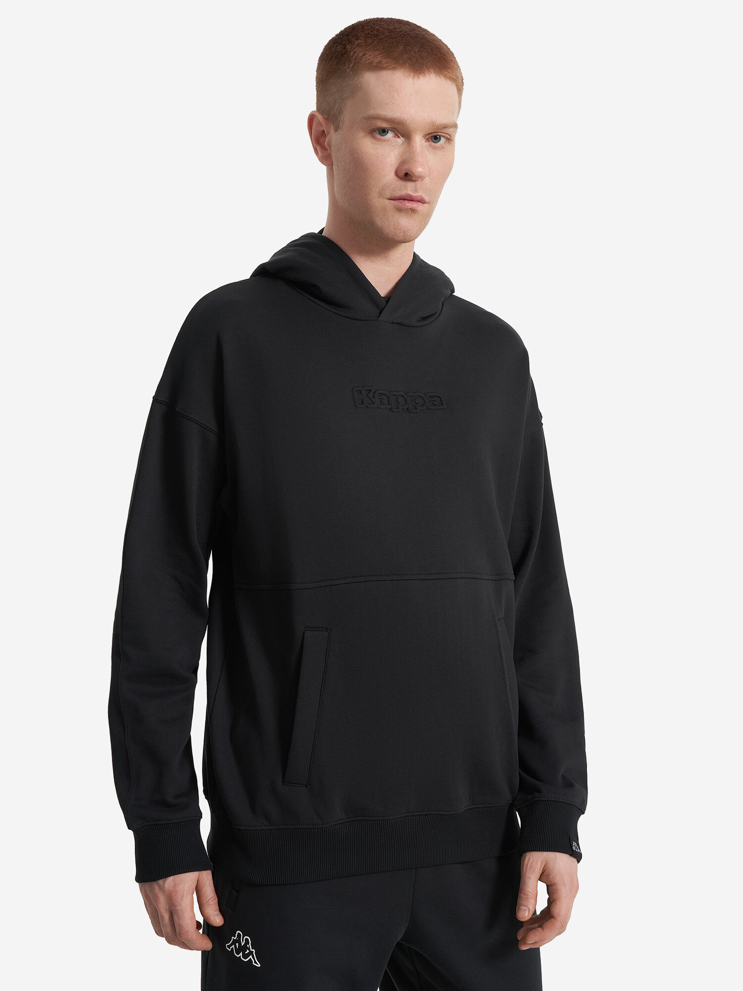 Худи Kappa, размер 52-54, , черный — фото 1