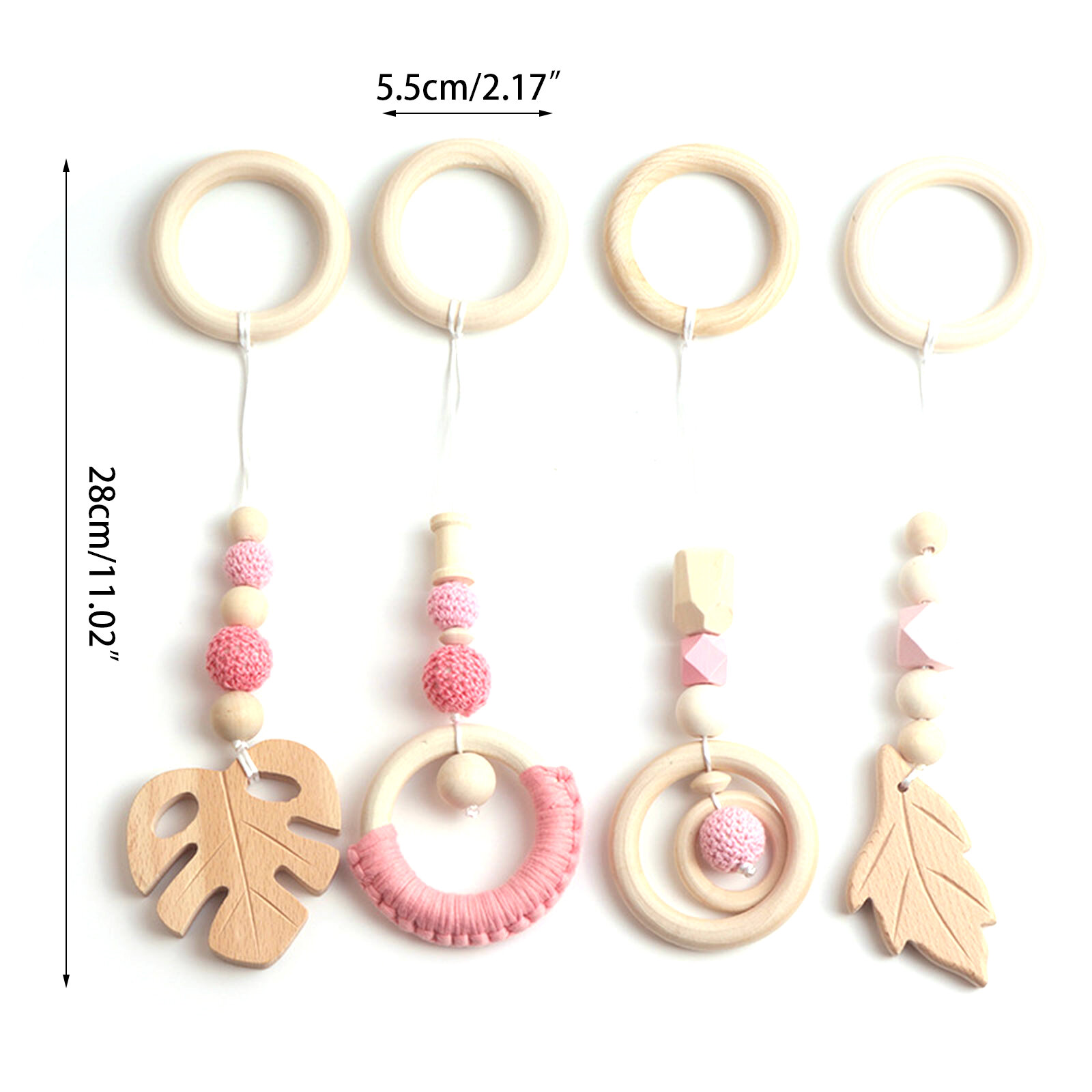 Деревянные подвески для коляски и кроватки - 2