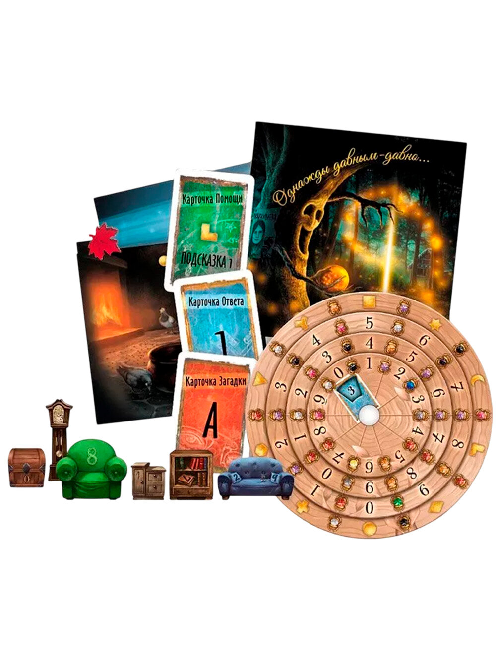 Настольная игра "Exit-квест: Зачарованный лес" Zvezda, от 12 лет — фото 1
