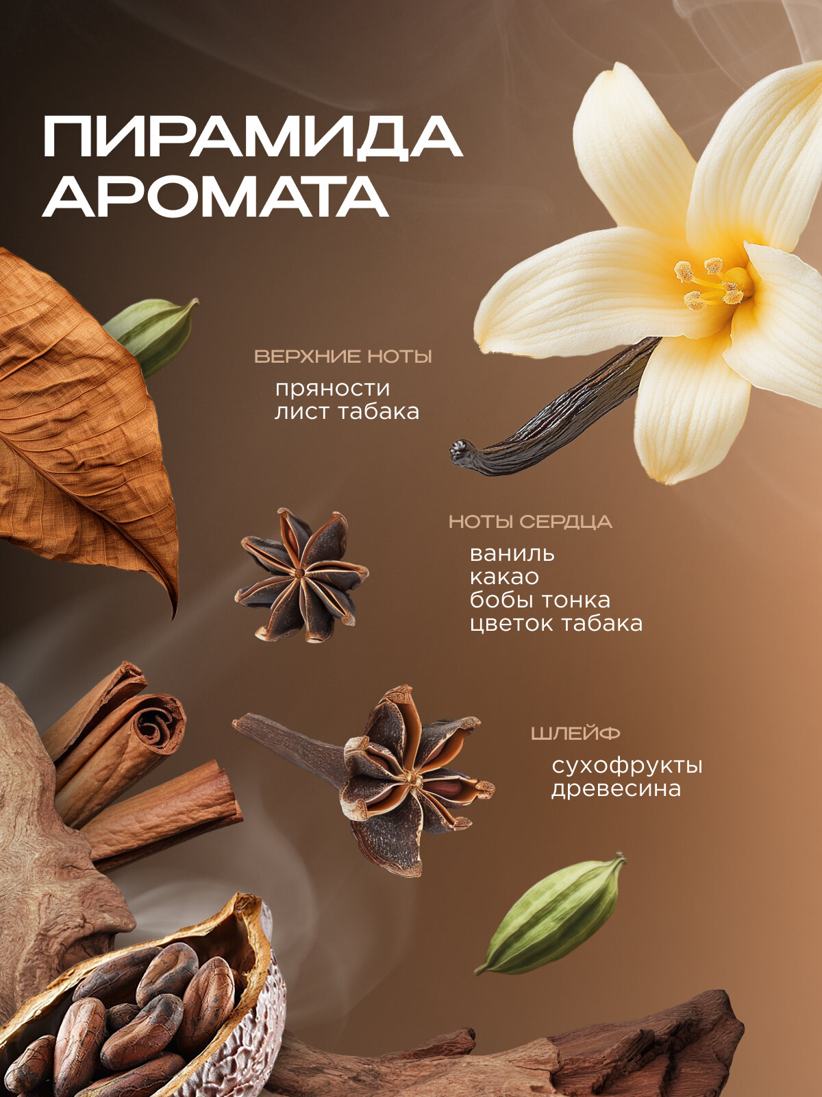 Парфюмированный освежитель воздуха, нейтрализатор запахов SYNERGETIC tobacco-vanille/табак-ваниль, 380 мл — фото 1