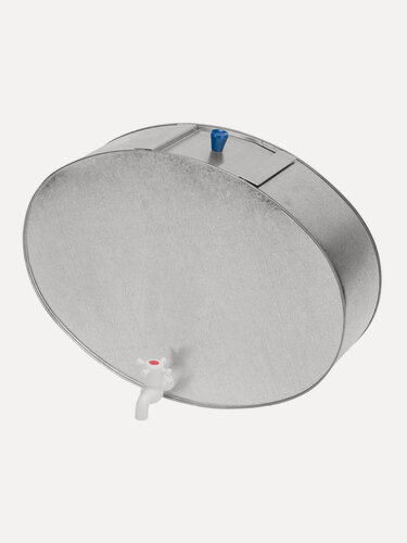 Изображение товара Умывальник оцинкованный, 20 л, с краном и крышкой, металлический, 67551