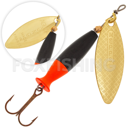 Блесна вращающиеся Mepps Aglia Long Heavy OR QUEUE ORG 2