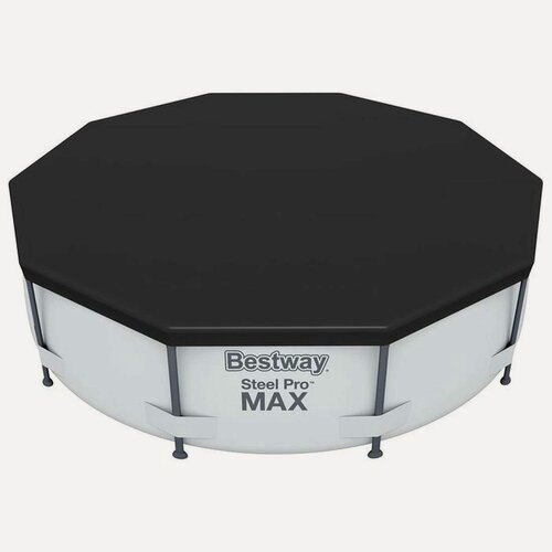 Изображение товара Тент Bestway, для каркасных бассейнов d=305 см, 58036, цвет черный