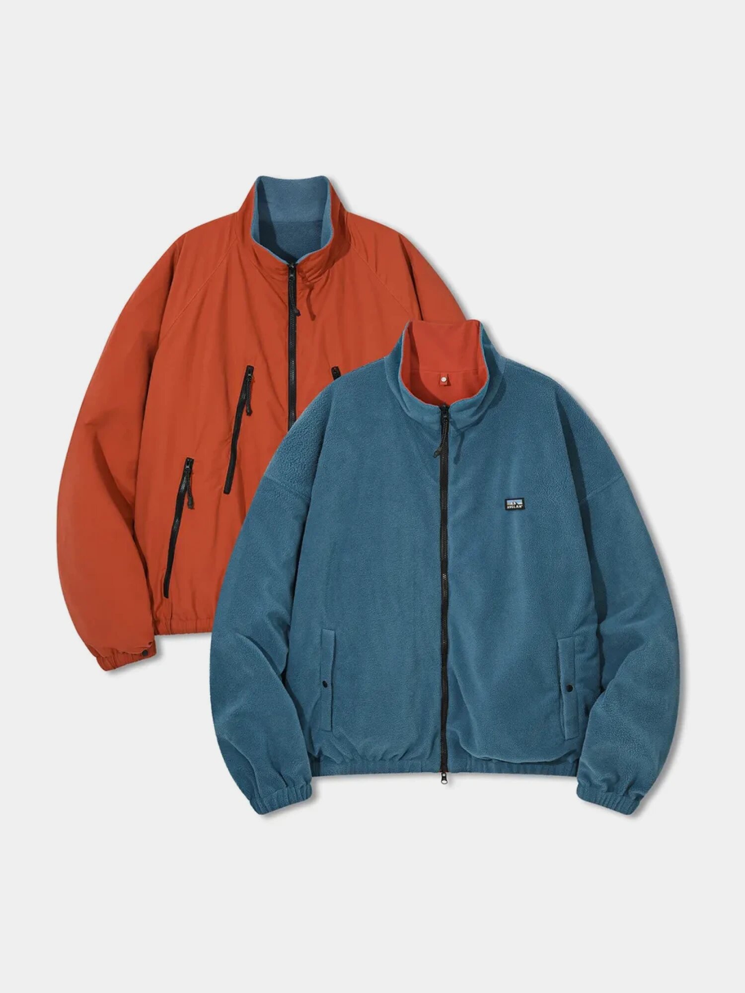 Куртка ANGLAN Reversible Hiker, размер One size, blue/orange