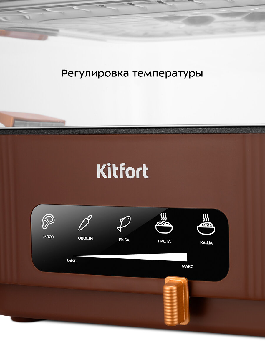 Пароварка Kitfort КТ-6506 — фото 1