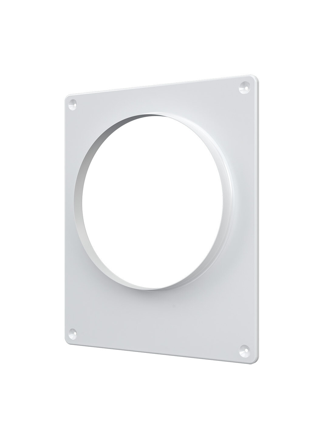 Площадка торцевая ПТМ фланец D150 196х236 окраш. сталь ERA для крепления круглых воздуховодов