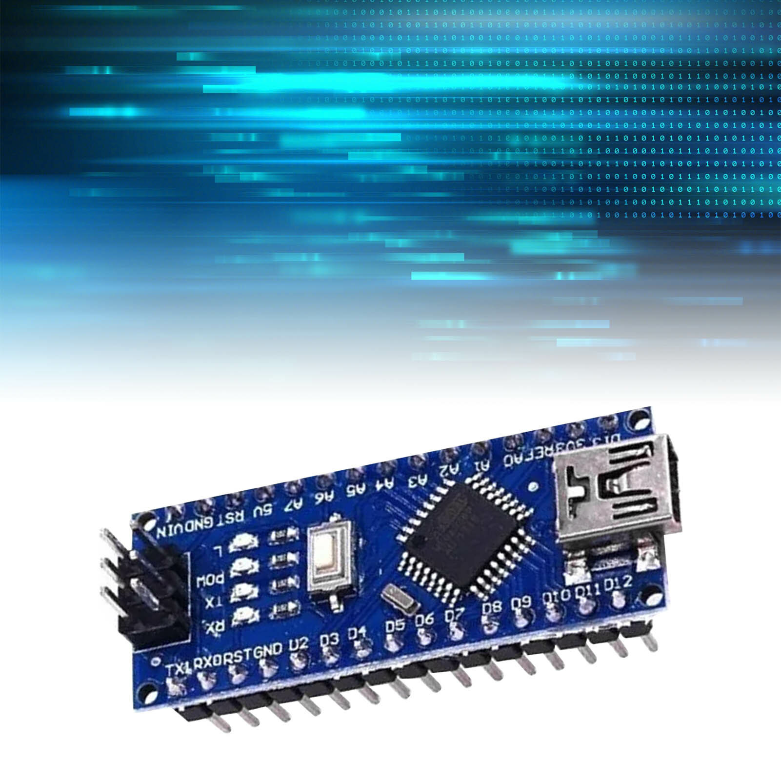 Плата разработки для модуля обучающей платы улучшенной версии ATMEGA328P с USB-кабелем