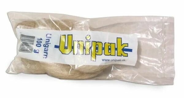 Лён сантехнический / пакля уплотнительная / лен для труб 100гр Unipak Unigarn 1500210