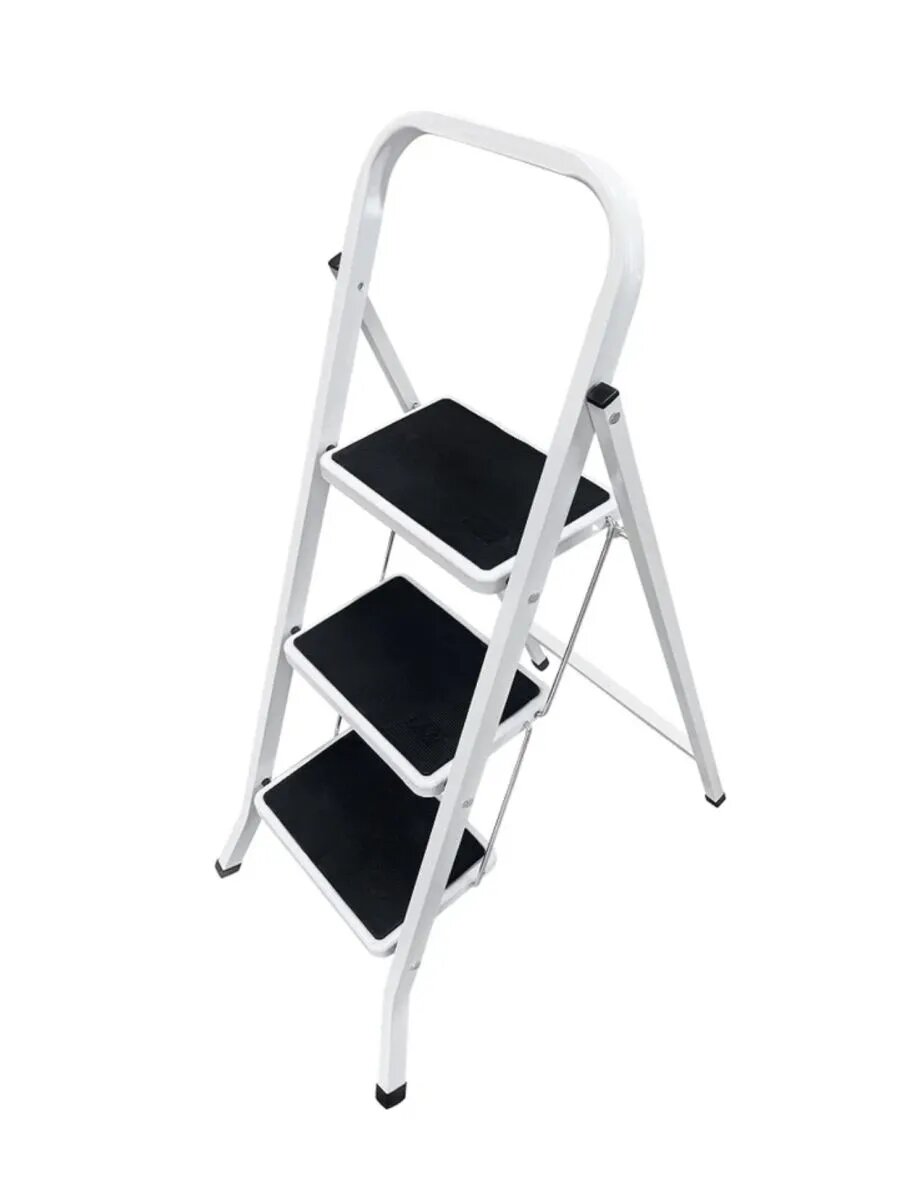 LadderBel  Стремянка 3 ступени с резиновым ковриком STR-ST-3WSRM