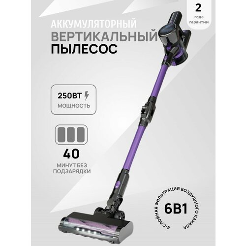 Беспроводной вертикальный пылесос для дома и авто V8 250Вт 813000₽
