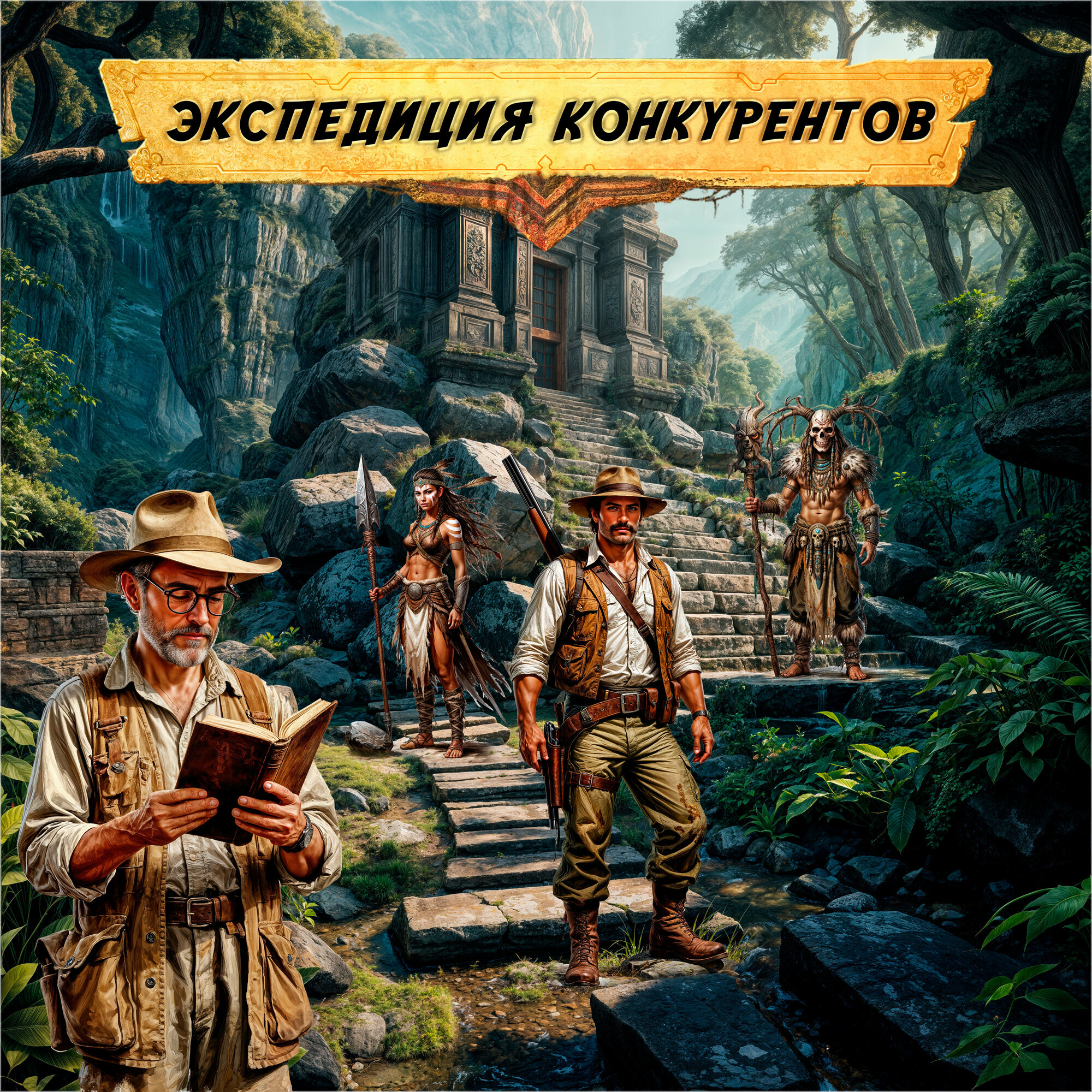 Фанатское дополнение для одиночной игры к Затерянные руины Арнака: Экспедиция конкурентов