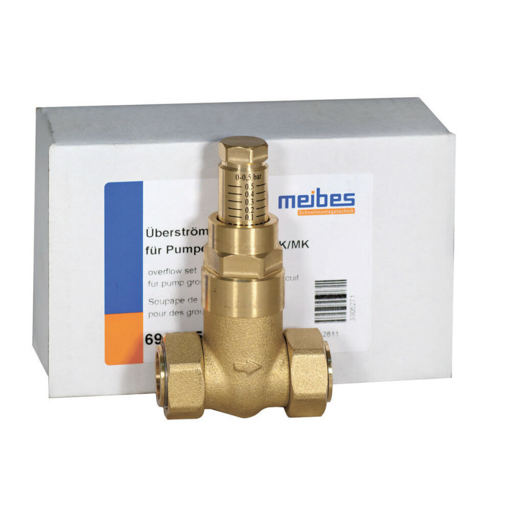 Meibes  Клапан перепускной для групп 7 поколения  M69070 5  с накидными гайками 