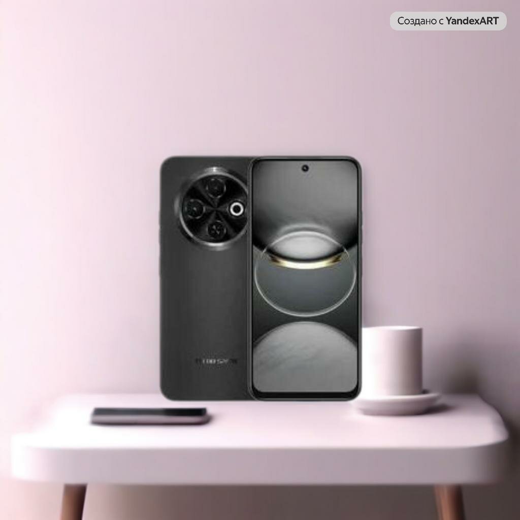 Смартфон TECNO "SPARK 30C", экран 6,67", 4/128 Гб, NFC, IP54, черный